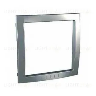 Вставка декоративная 1-ая Schneider Electric Unica серебро MGU4.000.60 MGU4.000.60 + MGU40.60