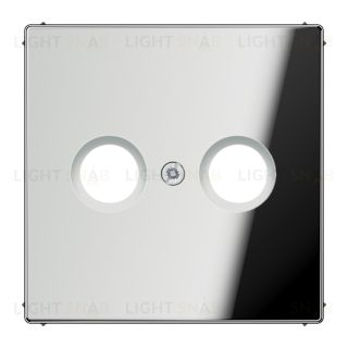 Jung LS 990 Блестящий хром накладка TV-FM розетки GCR2990TV GCR2990TV