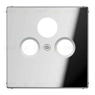 Jung LS 990 Блестящий хром накладка TV-FM-SAT розетки GCR2990SAT GCR2990SAT