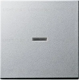 Gira S-55 Алюминий Клавиша 1-ая с подсветкой 029026 029026