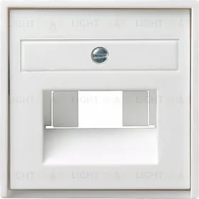 Gira S-55 Бел Накладка 1-ой и 2-ой наклон ТЛФ/комп розетки 027027 027027