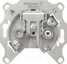 Gira Мех Розетка TV-FM оконечная, затухание 5дБ 004600 004600