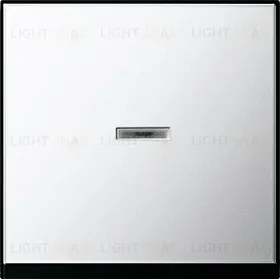 Gira S-55 Хром Клавиша 1-ая с подсветкой 0290605 0290605