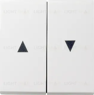 Gira S-55 Бел Клавиша 2-ая жалюзийная 029427 029427