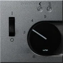 Gira S-55 Алюминий Накладка регулятора теплого пола 149426 149426