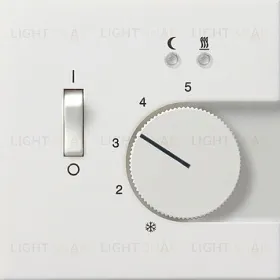 Gira F100 Бел глянц накладка для регулятора температуры пола 1494112 1494112