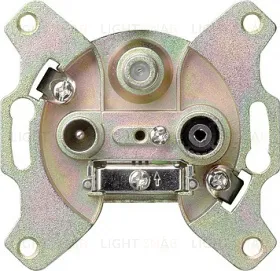 Gira Мех Розетка TV-FM-SAT оконечная, затухание 2дБ 093700 093700