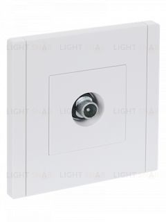 Розетка TV проходная IEK Forte&Piano белый FP-A10-P-K01 FP-A10-P-K01