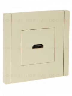 HDMI розетка одинарная тип А IEK Forte&Piano, ваниль FP-H10-K10 FP-H10-K10