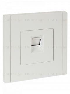 Розетка компьютерная RJ45 кат.5E белый IEK Forte&Piano FP-K10-1-K01 FP-K10-1-K01