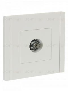 Розетка TV оконечная IEK Forte&Piano белый FP-A10-O-K01 FP-A10-O-K01