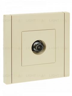 Розетка TV оконечная IEK Forte&Piano ваниль FP-A10-O-K10 FP-A10-O-K10