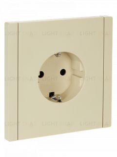 Розетка с заземлением IEK Forte&Piano 16A/250В, ваниль FP-R11-16-K10 FP-R11-16-K10
