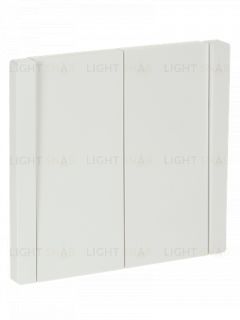 Выключатель 2-клавишный 10А IEK Forte&Piano белый FP-V20-0-10-1-K01 FP-V20-0-10-1-K01