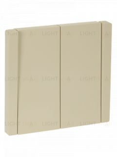 Выключатель 2-клавишный проходной 10А IEK Forte&Piano ваниль FP-V22-0-10-1-K10 FP-V22-0-10-1-K10