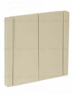 Выключатель 2-клавишный 10А IEK Forte&Piano ваниль FP-V20-0-10-1-K10 FP-V20-0-10-1-K10