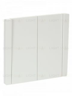 Выключатель 2-клавишный проходной 10А IEK Forte&Piano белый FP-V22-0-10-1-K01 FP-V22-0-10-1-K01