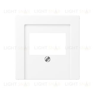 JUNG A Flow/A 550 Белый матовый Накладка на USB зарядные устройства и TAE-розетки; с видимым винтом A569BFPLTWWM A569BFPLTWWM