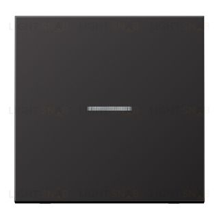 JUNG LS 990 темный алюминий клавиша 1-ая с подсветкой AL2990KO5D AL2990KO5D