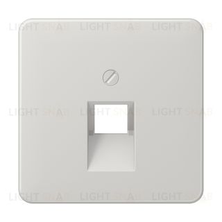 Jung CD 500/CD plus крышка для ординарной телефонной и компютерной розетки UAE; светло-серая CD569-1UALG CD569-1UALG