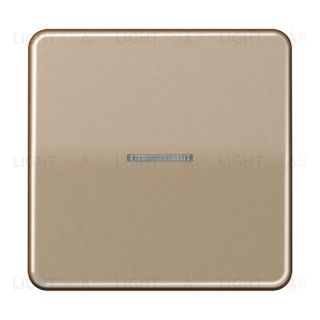 Jung CD 500/CD plus клавиша с окошком для выключателя и кнопки с подсветкой; золотая бронза CD590KO5GB CD590KO5GB