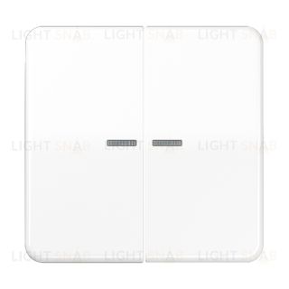 Jung CD 500/CD plus клавиши для сдвоенных выключателей с подсветкой; белые CD595KO5WW CD595KO5WW