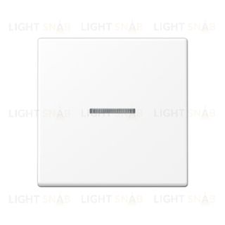 Выключатель одноклавишный с подсветкой универсальный Jung Eco Profi (вкл/выкл с 2-х мест), 10А/250В, белый матовый EP490KOWWM+EP406U+90 EP490KOWWM + EP406U + 90