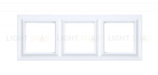 Рамка тройная Jung Eco Profi Standart белый матовый EPS483WWM EPS483WWM