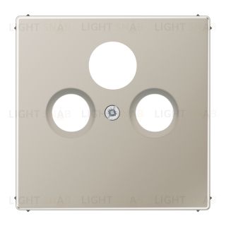 Jung LS 990 нержавеющая сталь накладка TV-FM-SAT розетки ES2990SAT ES2990SAT