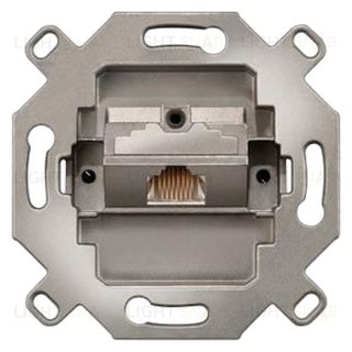 Jung Компьютерная UAE розетка 6-й категории, 8-ми полюсная, экранированная; один терминал EPUAE8UPOK6 EPUAE8UPOK6