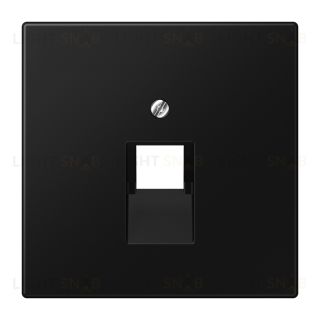 JUNG LS 990 Черный матовый Плата для одного модуля, фиксация винтом LS969-1UASWM LS969-1UASWM