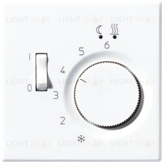 JUNG LS990 белый матовый Накладка регулятора теплого пола LS1749BFWWM LS1749BFWWM
