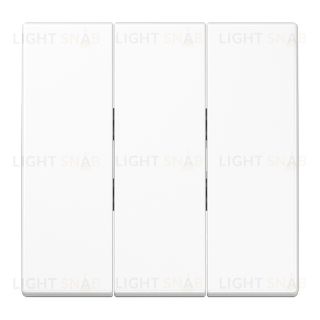 JUNG клавиша 3-ая для трёхклавишного выключателя белый LS990 LS993BFWW LS993BFWW