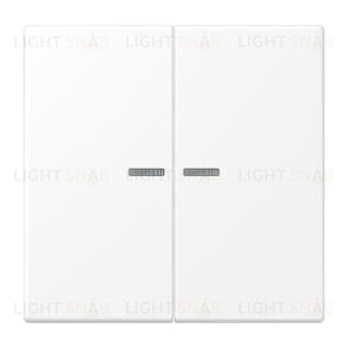 JUNG LS 990 Белый матовый Клавиша 2-ая с подсветкой LS995KO5WWM LS995KO5WWM