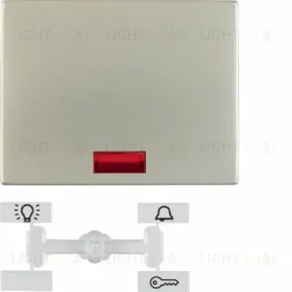 Клавиша в комплекте с 5 линзами, K.5, цвет: нержавеющая сталь 14157004 14157004