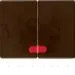 Клавиши с красной линзой, Arsys, цвет: коричневый, с блеском 14370001 14370001