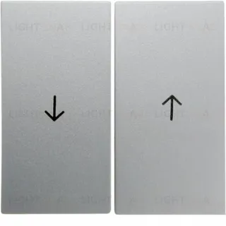 Клавиши с оттиском "Стрелка", B.x, цвет: алюминий, матовый 16251404 16251404