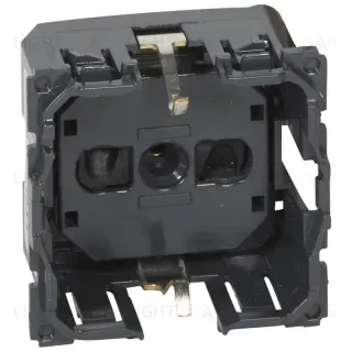 Legrand Celiane2 Мех розетка с/з, винт зажим 2 мод 67161 67161