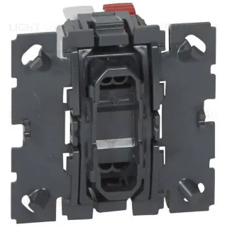 Legrand Celiane Мех выключателя кнопочного НО+НЗ контакты без фиксации 2 (1) мод 67031 67031