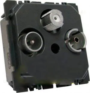 Legrand Celiane Мех TV-FM-SAT розетка единственная 2 мод 67388 67388