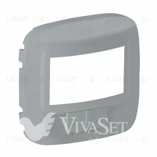 Valena ALLURE.Лицевая панель датчика движения,с ручным управлением.Алюминий 752380 752380