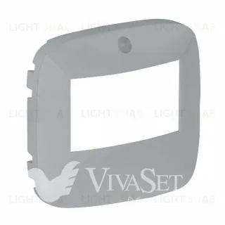 Valena ALLURE.Лицевая панель датчика движения,без ручного управления.Алюминий 752379 752379