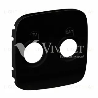 Valena ALLURE.Лицевая панель для розеток TV-SAT.Антрацит 754828 754828