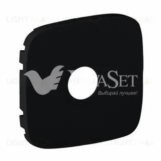 Valena ALLURE.Лицевая панель для розеток ТВ.Антрацит 754768 754768