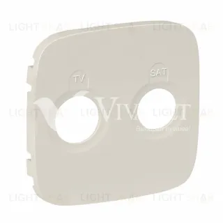 Valena ALLURE.Лицевая панель для розеток TV-SAT.Слоновая кость 754826 754826