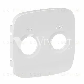 Valena ALLURE.Лицевая панель для розеток TV-SAT.Белая 754825 754825