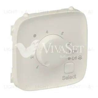 Valena ALLURE.Лицевая панель для термостата для теплых полов.Слоновая кость 755326 755326