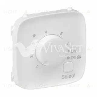 Valena ALLURE.Лицевая панель для термостата для теплых полов.Белая 755325 755325