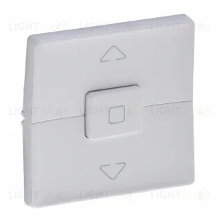 Valena Life Панель лицевая для выключателя жалюзи и рольставен, белая 755140 755140