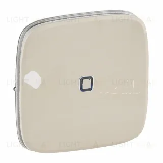 Valena ALLURE.Лицевая панель для переключателя промежуточного с подсветкой/индикацией.Слоновая кость 755276 755276